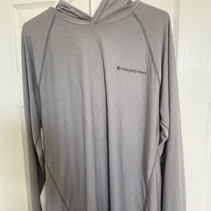 Grey Vineyard Vines Performance T-shirt Hoodie